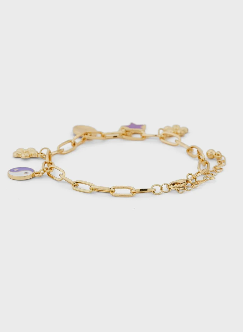 Ginger Novelty Chain Bracelet