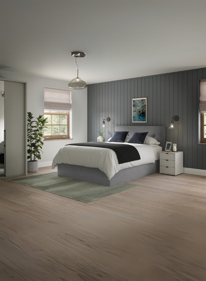 Bed and Mattress Home Emperial Trance Tufted Upholstered Super King Size ( Mattress Size 200 X 200 CM ) Grey Color Bed Size 212 W X 208 L CM ( Mattress Sold Separately ) - Image 1