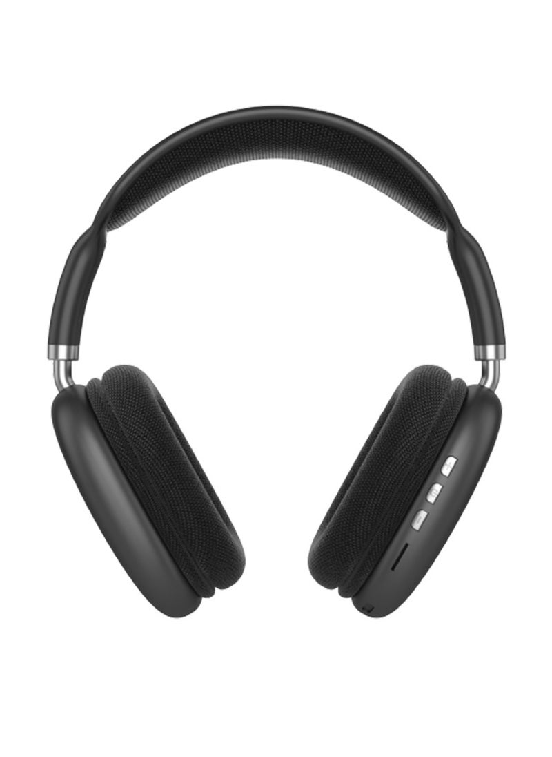 ProOne - ProOne PHB3555 Over-Ear Bluetooth Headphone - Over-Ear Wireless Headset - Black - Compatible with Bluetooth enabled PCs, Mobile, iOS, Android etc - Clear Sound, Aesthetic Design, Easy Connectivity - Image 1