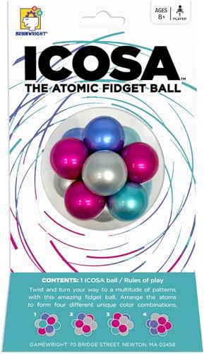 Brainwright Icosa Ice - The Atomic Fidget Ball. Twist, Turn, Fidget! - Image 5