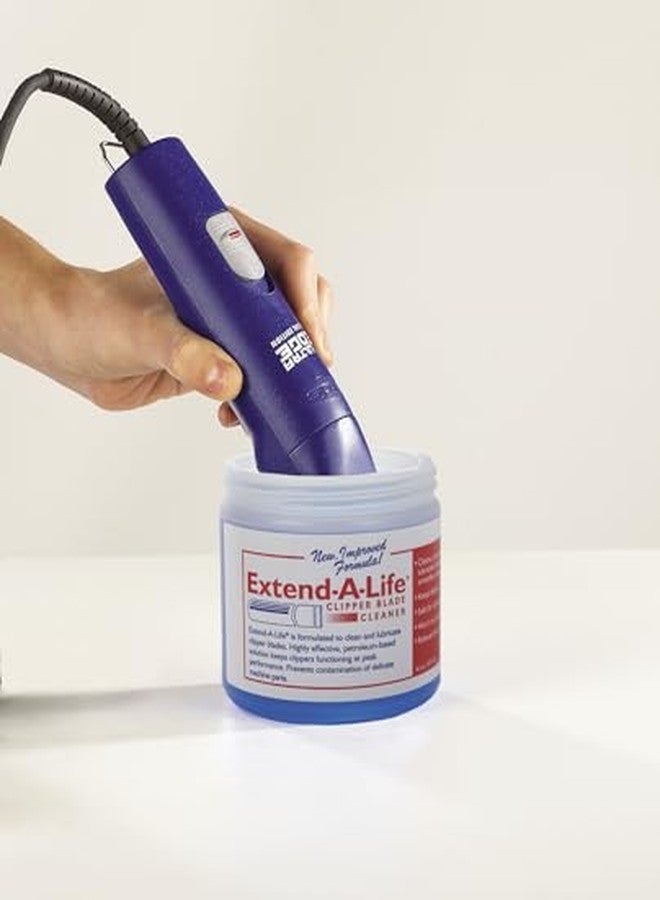 توب بيرفورمانس غسول شفرات عالي الأداء يطيل عمر الشفرات - منظفات عملية لماكينات حلاقة الكلاب، 16 أونصة، أسود - Image 3