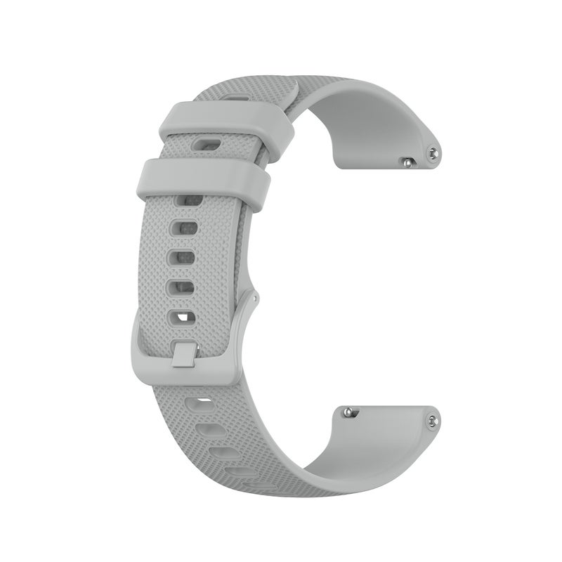 سوار ساعة Garmin Vivomove Hr Sport صغير من السيليكون الشبكي (رمادي) - Image 1
