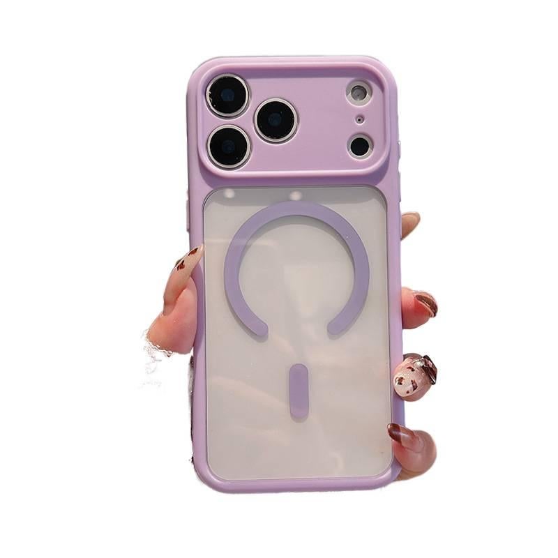 MagSafe iPhone 17 Drop Protection TPU + PC Case for 17 Air 17 Pro 17 Pro Max and Full Coverage and Precise Cutouts in Purple - Image 1