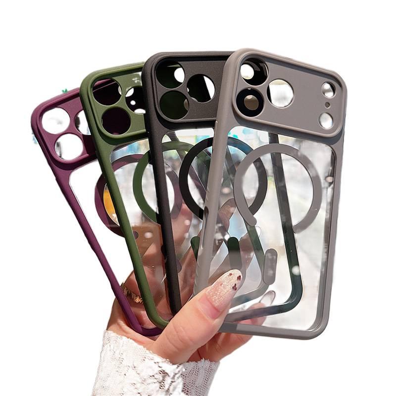 MagSafe iPhone 17 Drop Protection TPU + PC Case for 17 Air 17 Pro 17 Pro Max and Full Coverage and Precise Cutouts in Purple - Image 3