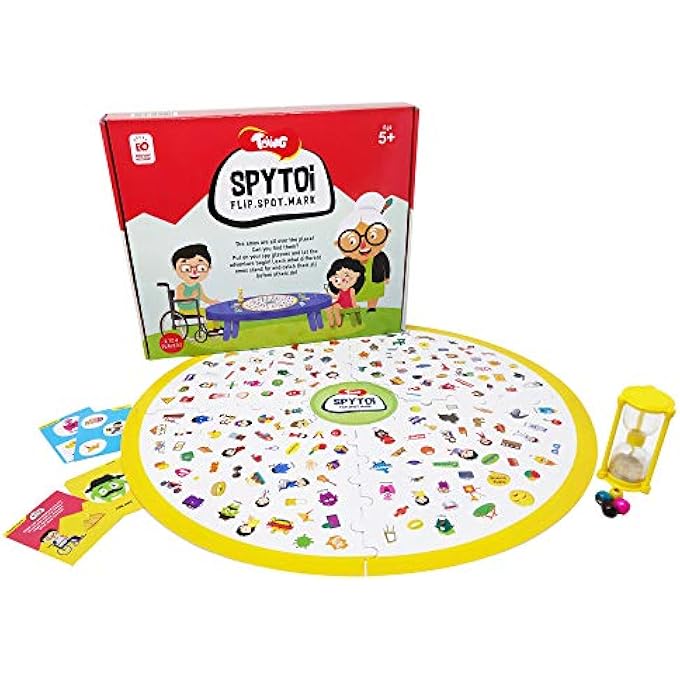 Toiing Spytoi  Fun Educational Spotting Board Game for Kids 5 Year Olds  Above  Fun Social Emotional Game to develop Observation Skills  Emotional Intelligence Great Birthday Gift Option - Image 1