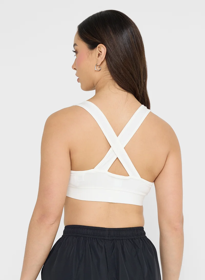 ريبوك Bristol Bra Top With Foil Logo Print
