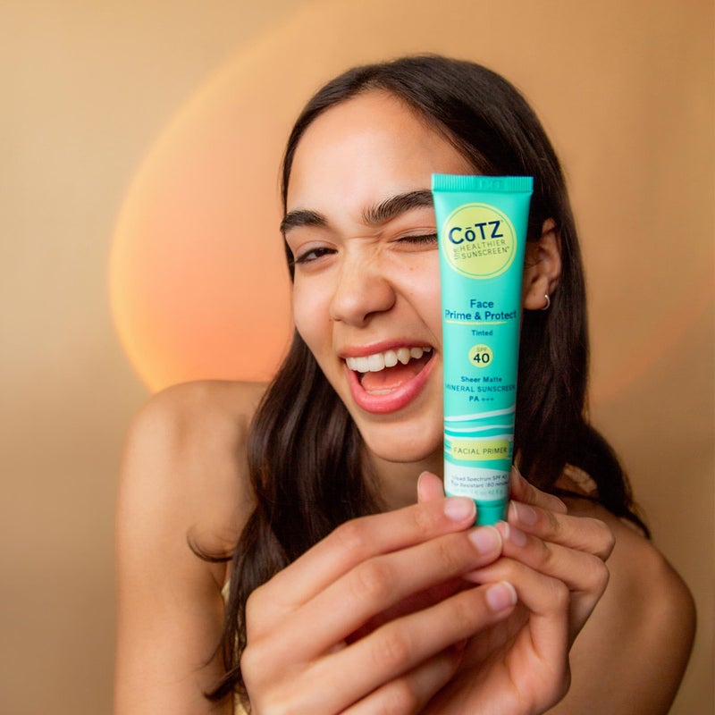COTZ Face Prime & Protect Tinted Mineral Sunscreen and Facial Primer Broad Spectrum SPF 40; PA+++ 1.5 oz / 42.5 g. - Image 5