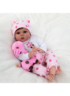 Aori Reborn Baby Dolls 22 Inch Realistic Newborn Baby Girl Doll Soft Vinyl With Giraffe Toy Life Like Babies Dolls For Kids Age 3+  - Image 4