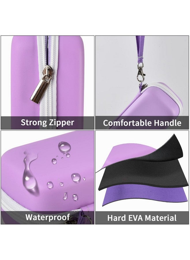 GWCASE Case Compatible With 3Doodler Start+ Essentials 3D Pen Set For Kids 3D Pens Storage Organizer Carrying Holder Fit For 3D Printing Pen Plastic Refill Blister (Box Only)Purple - Image 5