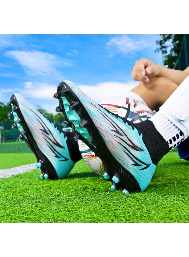 New Men Kids Soccer Shoes Cleats Football Boots Sports Long Studs Turf Shoes for Training Competition - Image 5