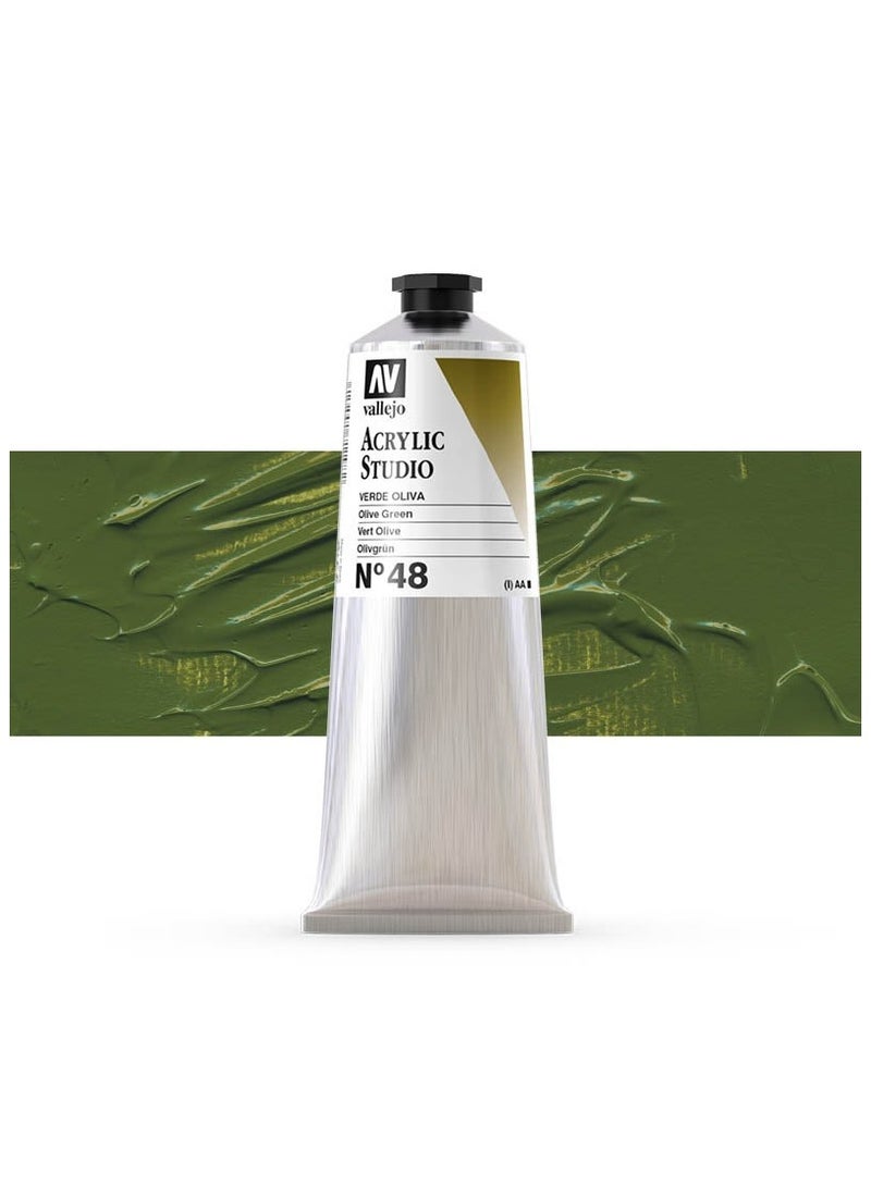 Vallejo Vallejo acrylic studio 48: 125 ml. Olive green