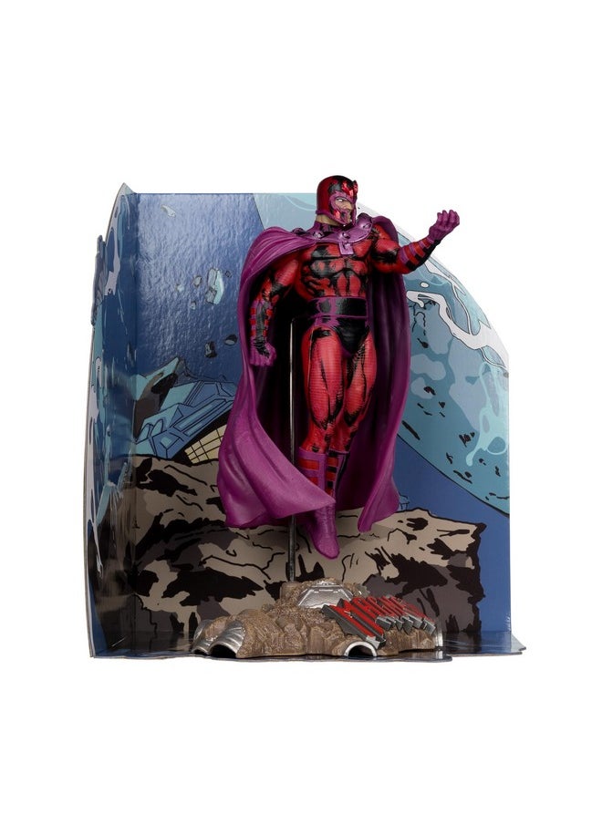 McFarlane Toys - - Marvel Magneto 1:10Th Scale Collectible With Scene (X-Men #1) - Image 1