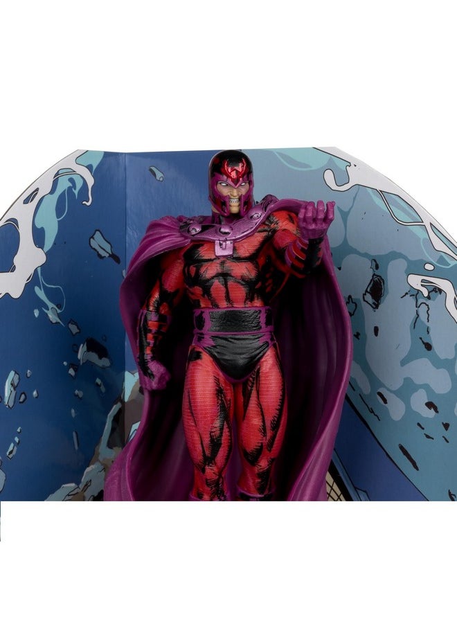 McFarlane Toys - - Marvel Magneto 1:10Th Scale Collectible With Scene (X-Men #1) - Image 1