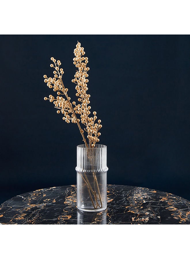 Home Box مزهرية زجاجية أتلانتا 14 × 25 × 14 سم - Image 1