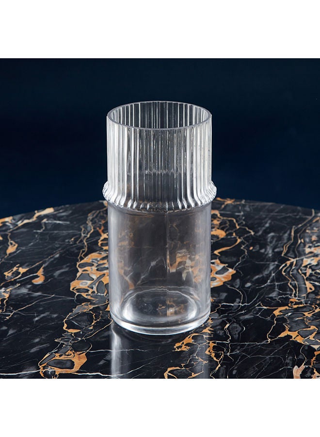 Home Box مزهرية زجاجية أتلانتا 14 × 25 × 14 سم - Image 2