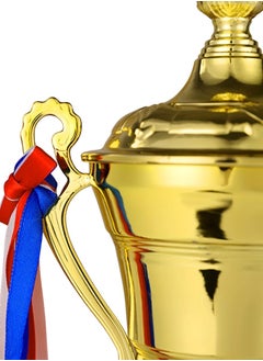 Spall 30cm Large Iron Metal Trophy Cup, for Sports Events, Championship, Football League Match, Team Collaboration Award  - Image 5
