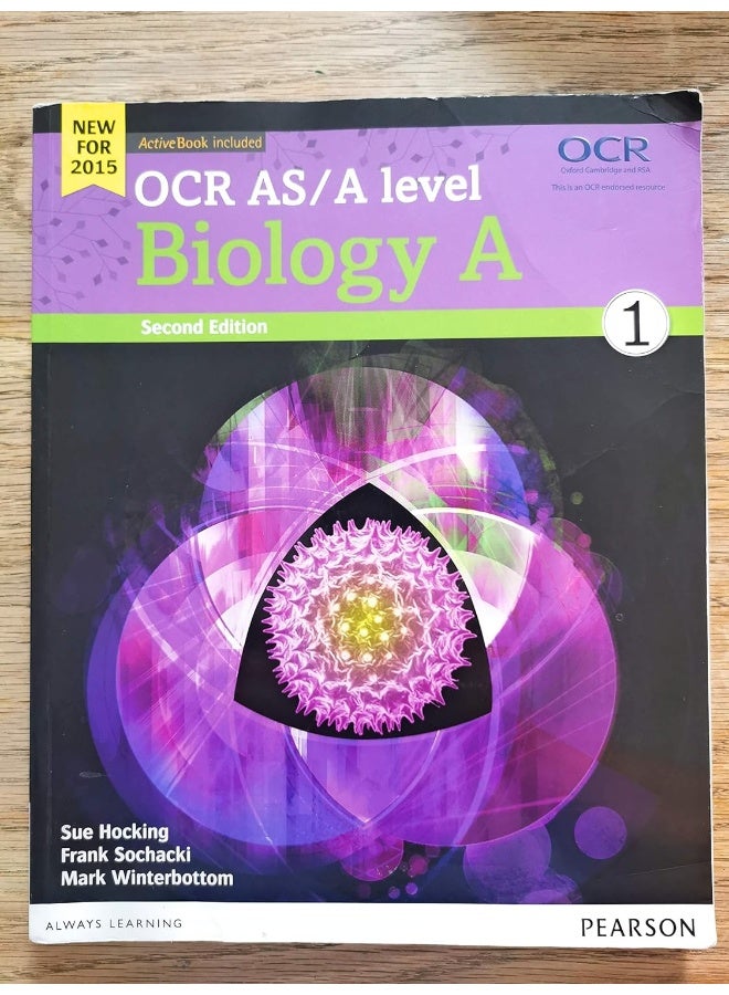 التعرف الضوئي على الحروف AS/A مستوى علم الأحياء كتاب الطالب 1 + ActiveBook - Image 1