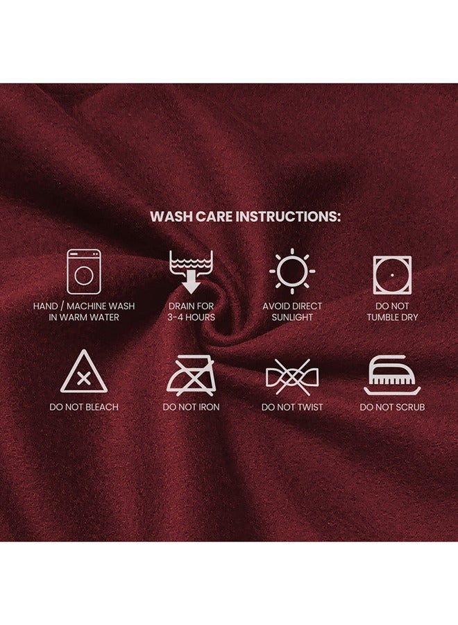 Raymond Raymond Home Quilt Luxuriously Soft, Warm and Stylish Blanket for Ultimate Comfort Solid Slingle 240 GSM Flees - (220 x 130 CM) Marron  - Image 5