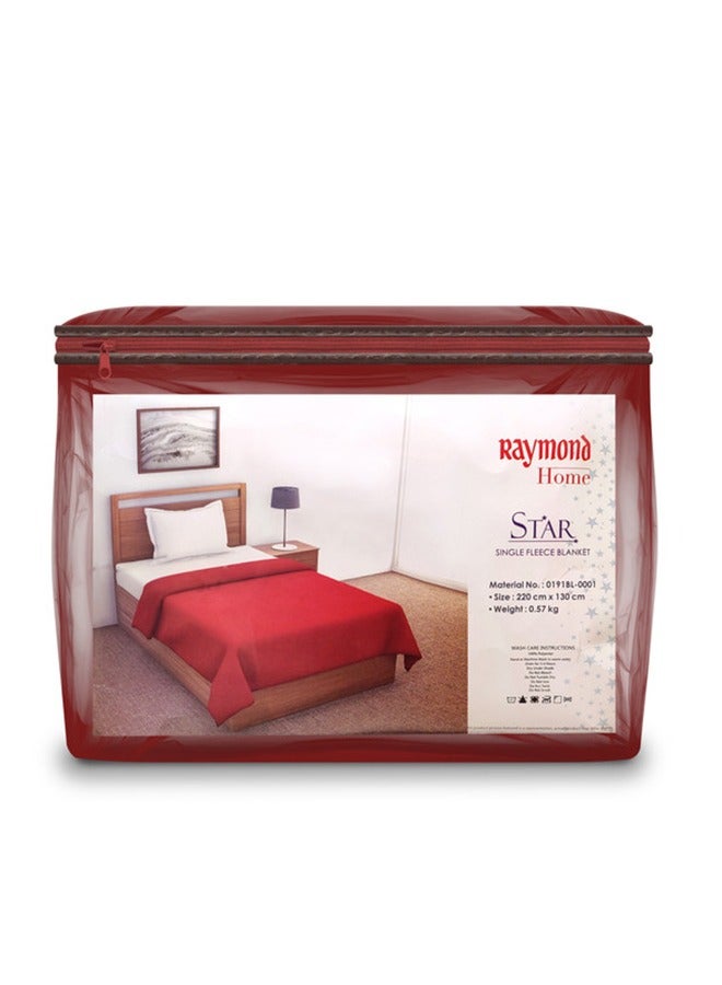 Raymond Raymond Home Quilt Luxuriously Soft, Warm and Stylish Blanket for Ultimate Comfort Solid Slingle 240 GSM Flees - (220 x 130 CM) Marron  - Image 2