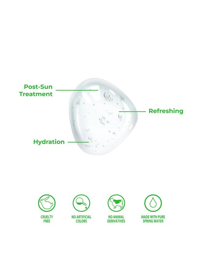 Bioland Aloe Vera Gel - Sunburn Relief And Soothing Moisturizer For Face And Body - All Skin Types - 10.14 Fl Oz (300Ml)  - Image 4