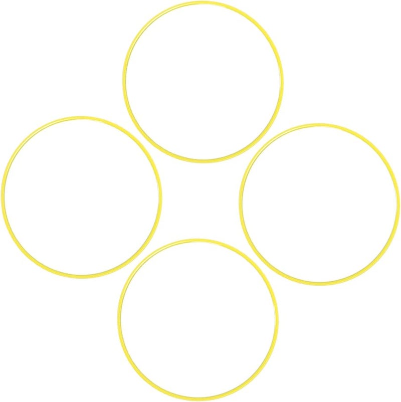 20 بوصة مجموعة حماية حافة العجلة الصفراء من ABS، 4 قطع - Image 4