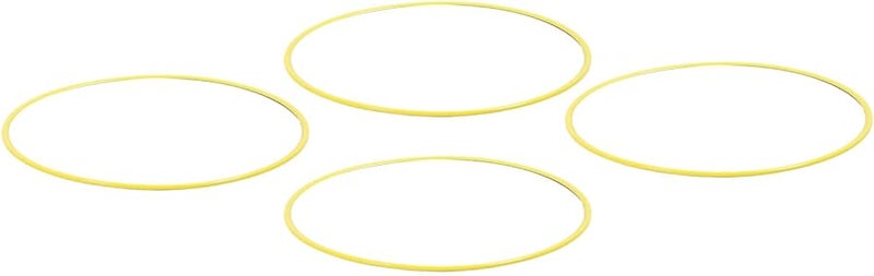 20 بوصة مجموعة حماية حافة العجلة الصفراء من ABS، 4 قطع - Image 3