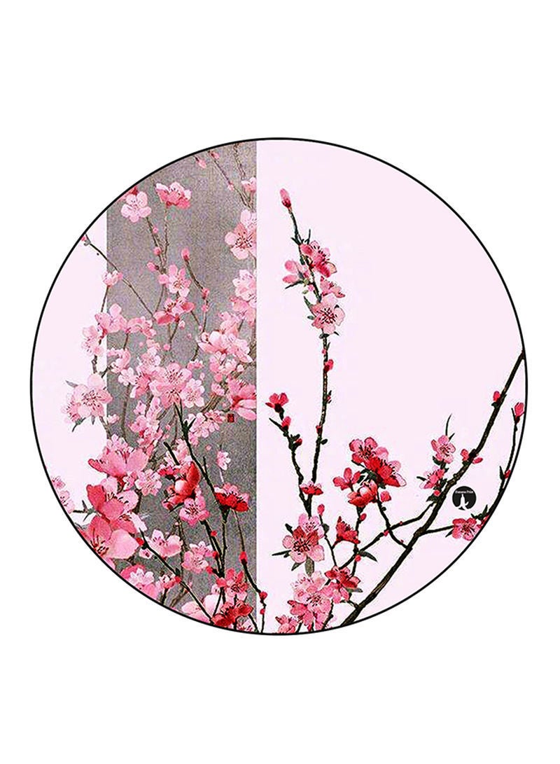 Flowers Printed Mouse Pad  Multicolour