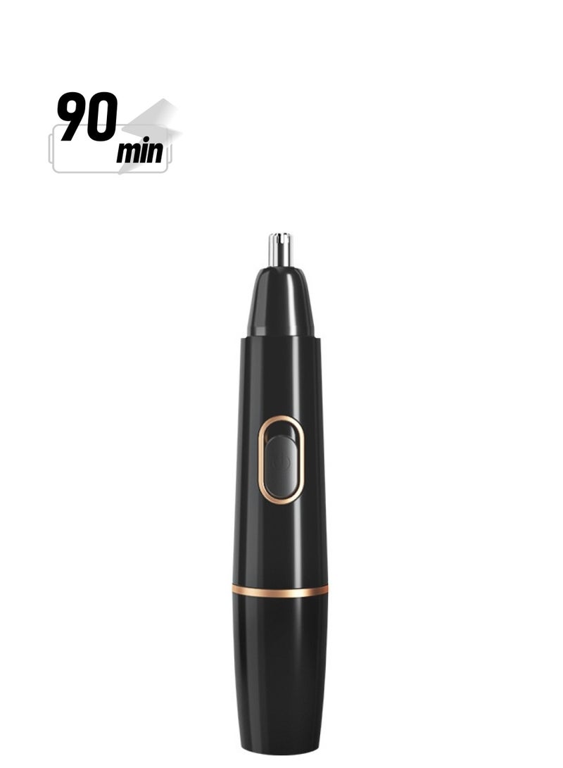 general Men's Ear and Nose Hair Trimmer with Vacuum Cleaning System, Dual-Edge Blades for Efficient Cutting, and USB Charging - Image 1