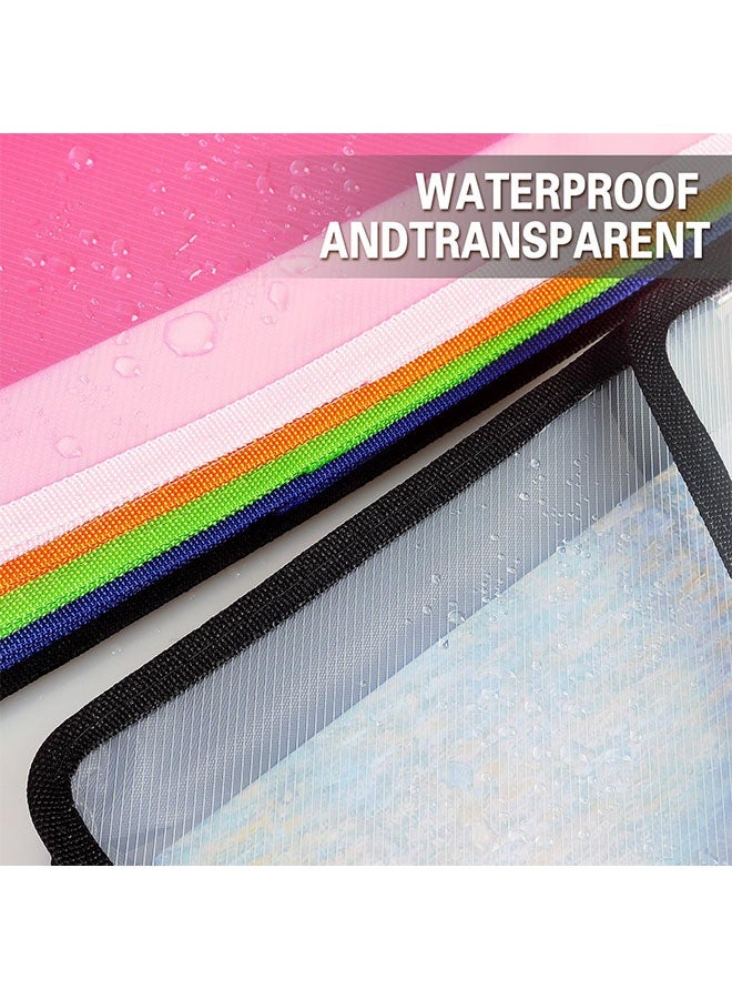 Plastic Expanding File Folder, Transparent envelopes with Snap Closure, No Dividers, Large Capacity, Fit Letter/A4 Size - Image 5