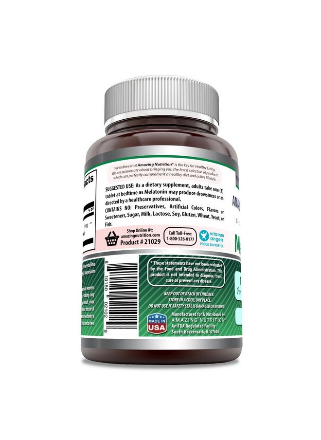 Amazing Formulas Melatonin | 1 Mg Per Serving Supplement | Tablets | Non-GMO | Gluten Free | Made in USA (240 Count) - pzsku/Z8D4F182B8FD21119D71BZ/45/_/1740202369/ca796988-61ca-40cf-b202-040ae30e9571