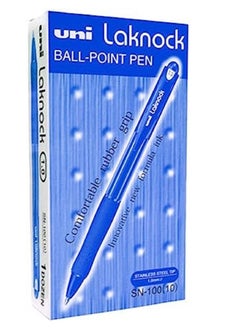 Uni Uniball Laknock Ball Pen 1.0 pack of 12 pieces SN-100 (10)  - Image 2