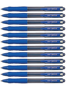 Uni Uniball Laknock Ball Pen 1.0 pack of 12 pieces SN-100 (10)  - Image 1
