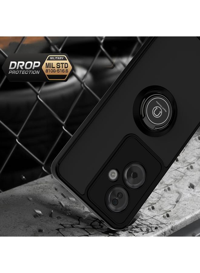 اس-توب جراب لهاتف OPPO A79 5G Q Shadow 1 Series TPU + جراب هاتف PC مع حلقة - Image 5