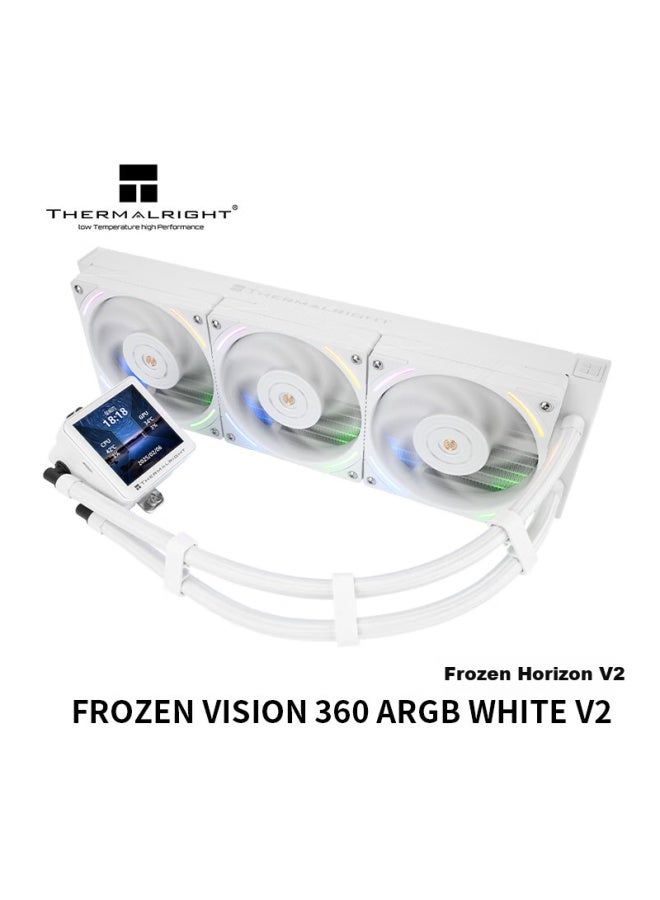 Thermalright Frozen Vision 360 Argb White V2, All-in Liquid Cpu Cooler, Fv360 Argb White V2 - Image 1