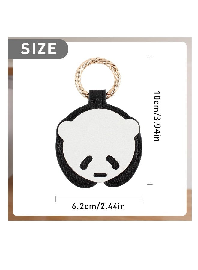 Magnetic Hat Clip for Travel, PU Hat Clip, Handbag Hat Holder Bag Hat Holder Clip for Men Women Backpack Luggage, Panda Pattern, 1 Pcs  - Image 4