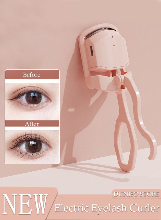 DUNISO Heated Eyelash Curlers,Fast Heat up Within 30s, Long Lasting Rechargeable Electric Eyelash Curler with Temperature Control,Safe Anti,Burn Lash Curler,Quick Natural Curling Eye Lashes - Image 1