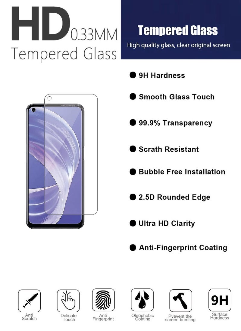 2 Pieces  Tempered Glass Screen Protector Clear Designed For Oppo A73 5G Full Screen Coverage And Bubble Free