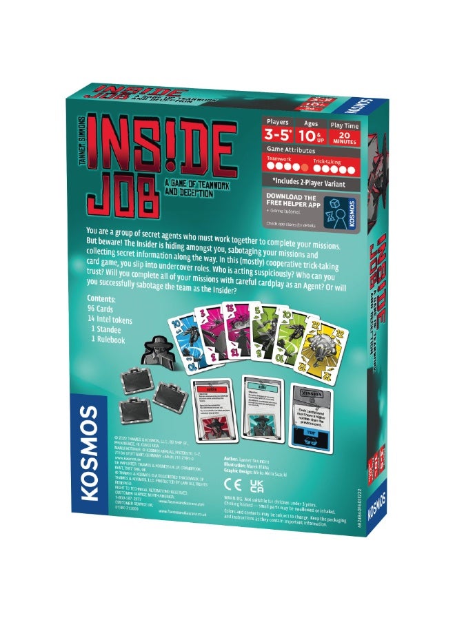 Kosmos Thames & Kosmos Inside Job | Social Deduction Game | Card Game | Family Games | | 2-5 Players | Spy Games | Fast-Paced - Image 2