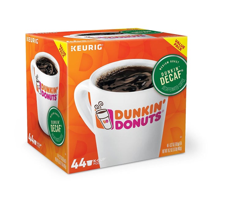 Dunkin Donuts Decaf Keurig SingleServe KCup Pods Medium Roast Box of 44 KCup Pods - Image 3