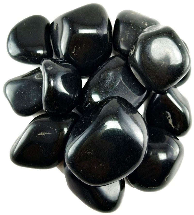 Creative Farmer 3Kg Black Polished Stone Pebbles for Garden Home DcorAquariumVase FillersTable Etc 3Kg W - Image 1
