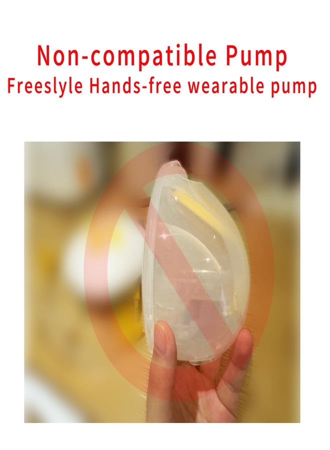 MOOMentaneous 18mm Oval Flanges Breast Pump Parts Compatible with Medela Breast Pumps PersonalFit, Maxflow, Freestyle Flex Swing Maxi Connector - Image 3
