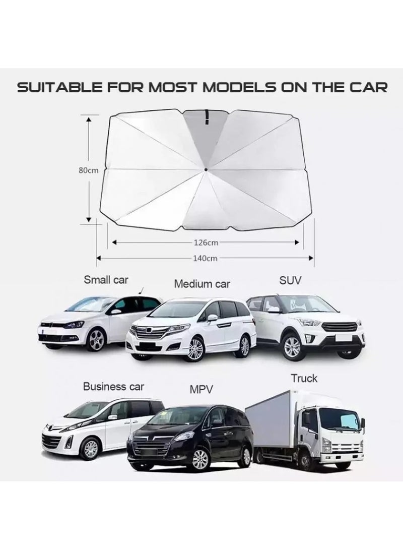 XiuWoo An indoor car umbrella for protection from the sun - Image 4