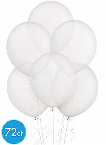 Amscan Clear Latex Balloons - 12" (Pack Of 72) - Perfect For Any Event - Image 3