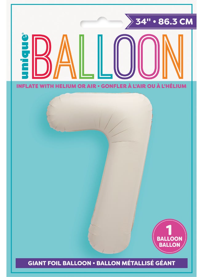 Unique بالون فويل ماتي نود 34 بوصة - Image 2