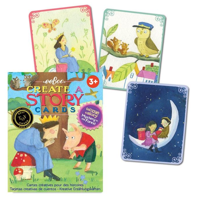 eeboo : Mystery in The Forest Create a Story Pre-Literacy Cards, Encourage Interactive and Imaginative Play, Encourages Imagination, Creativity, and Story-Telling, for Ages 3 and up - Image 3