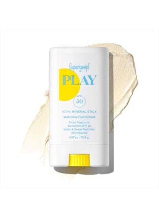 100% Mineral Sunscreen Stick, .67 oz - Full Coverage SPF 50 Broad Spectrum Face Sunscreen For Sensitive Skin with Olive Fruit Extract - Water Resistant - Great for Active Days - pzsku/Z8D4FBC16761DED4AD4CFZ/45/_/1681052437/0c2be37a-13cf-4928-89fd-ef0da7b955e4