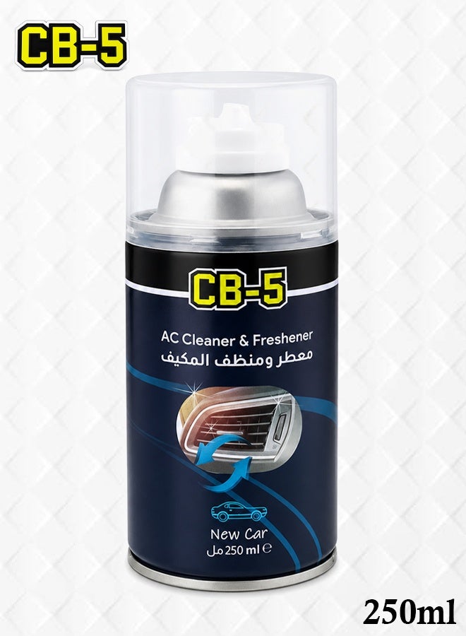 5 PCS CB-5 AC Cleaner & Freshener 250ml Car Air Conditioner Vent Cleaner Spray Air Vent Deodorizer Odor Eliminator AC Duct Cleaner Fresh Cabin Air Conditioning Cleaner for Cars SUVs Vans Pickup Trucks - Image 4
