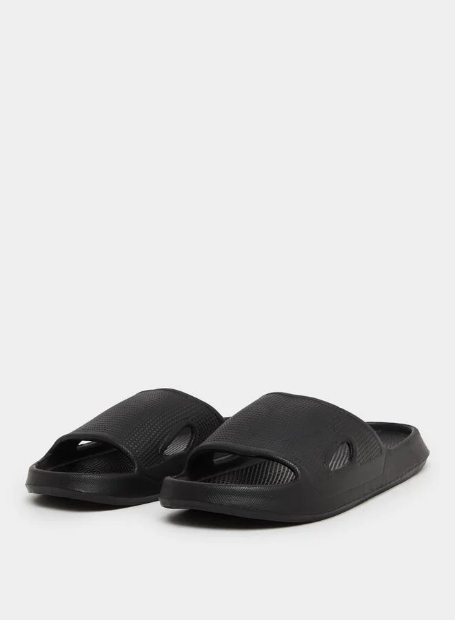 ستايلي Mem Textured Slip On Slides