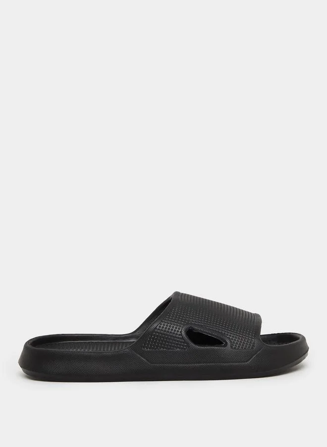 ستايلي Mem Textured Slip On Slides