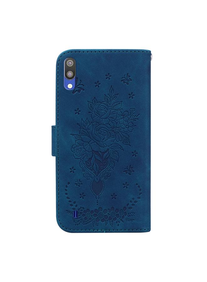 اس-توب جراب لهاتف Samsung Galaxy A10 / M10، جراب جلدي منقوش بنقشة فراشة وردية - Image 3